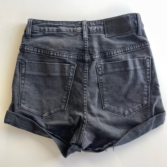 One Teaspoon Superstar Black Harlets Short - 26 - Picture 6 of 6
